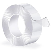 Strong Double-Sided Tape Heavy Duty | Versatile Indoor Adhesive for Mounting | No Drilling or Screws | Non-Toxic, Residue-Free, Super Sticky Grip